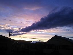 ７．１夕焼け２.JPG