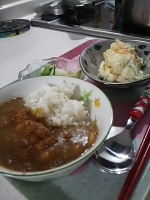 2014.7.5娘お手製カレーらーす.JPG